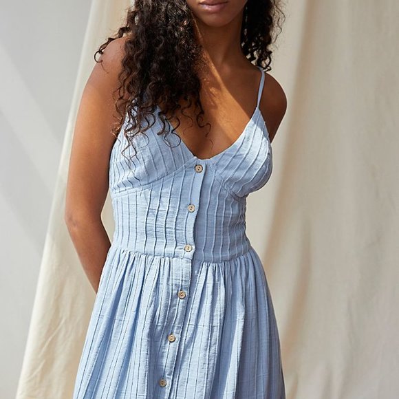 Free People Bon Bon Midi Dress - Picture 6 of 7